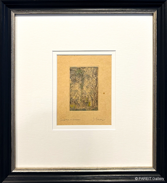 ENSOR James - Minnentuin - ingekleurd